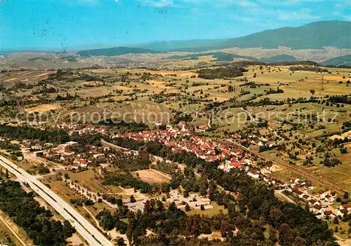 AK / Ansichtskarte Bellingen Bad Fliegeraufnahme Panorama Autobahn A5 Kat. Bad Bellingen