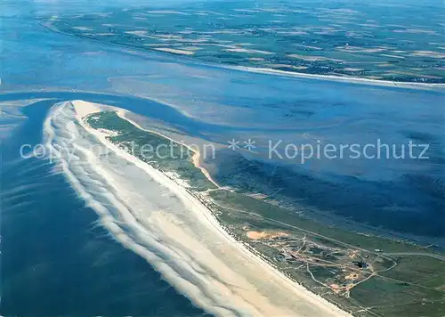 AK / Ansichtskarte Amrum Odde Fliegeraufnahme Kat. Nebel