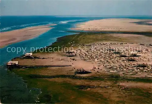 AK / Ansichtskarte Peter Ording St Fliegeraufnahme Sandbank Kat. Sankt Peter Ording