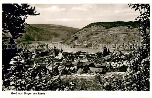 AK / Ansichtskarte Bingen Rhein Rheinpartie Kat. Bingen am Rhein