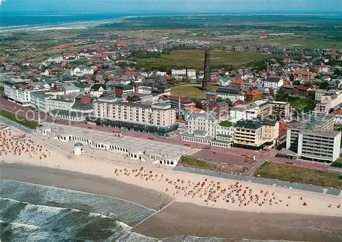 AK / Ansichtskarte Borkum Nordseebad Fliegeraufnahme Kat. Borkum