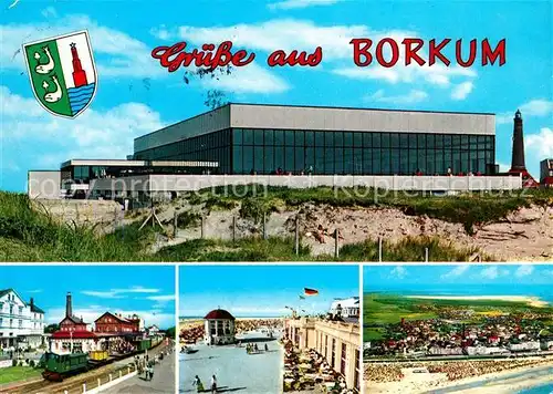 AK / Ansichtskarte Borkum Nordseebad Meerwasser Hallenbad Schwimmbad Wellenbad Kat. Borkum