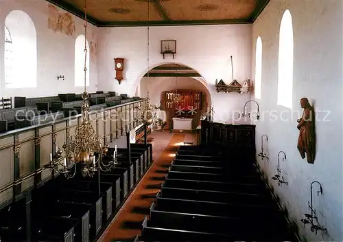 AK / Ansichtskarte Keitum Sylt Kirchenschiff Sanct Severin Kat. Sylt Ost