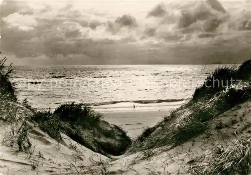 AK / Ansichtskarte Insel Sylt Duenendurchblick Kat. Westerland