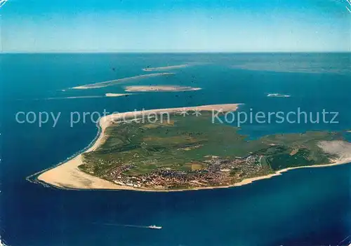 AK / Ansichtskarte Borkum Nordseebad Fliegeraufnahme Kat. Borkum