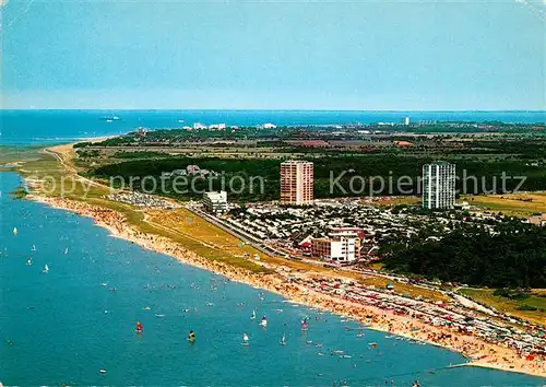 Cuxhaven Sahlenburg Nordseebad Fliegeraufnahme