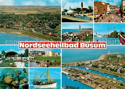 Buesum Nordseebad Fliegeraufnahme Konzerthalle  Kat. Buesum