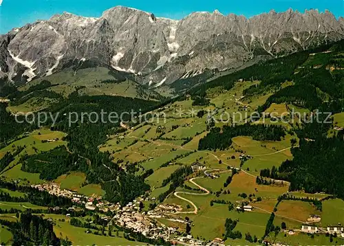 Muehlbach Hochkoenig Fliegeraufnahme mit Hochkoenig Kat. Muehlbach am Hochkoenig