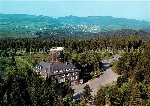 Winterberg Hochsauerland Gaststaette Kahler Asten Fliegeraufnahme Kat. Winterberg