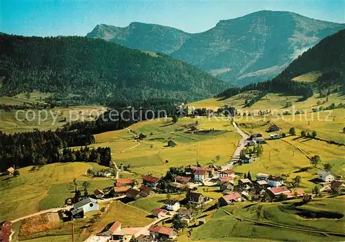 AK / Ansichtskarte Steibis Fliegeraufnahme Rindalphorn Hochgrat Kat. Oberstaufen