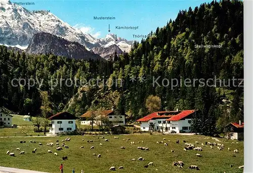 AK / Ansichtskarte Klais Gaestehaus Alpengut Elmau am Wetterstein Kat. Kruen