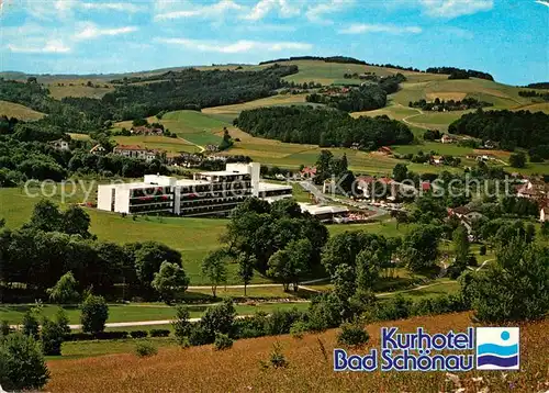 Bad Schoenau Landschaftspanorama mit Kurhotel und Kurpark Kat. Bad Schoenau Bucklige Welt