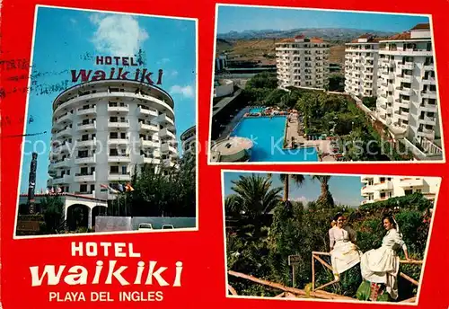 Playa del Ingles Gran Canaria Hotel Waikiki Kat. San Bartolome de Tirajana