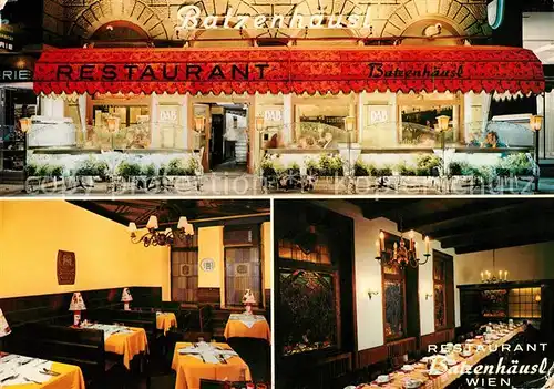 Wien Restaurant Batzenhaeusl Kat. Wien