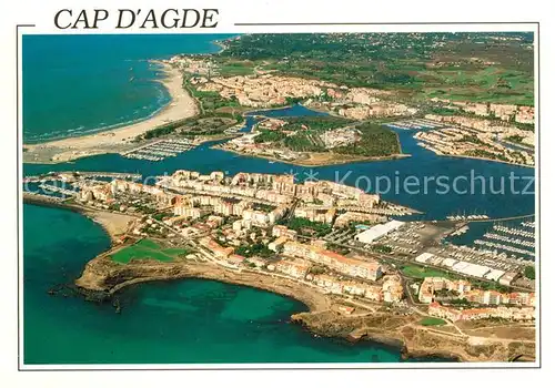 Cap d Agde Fliegeraufnahme Kat. Agde