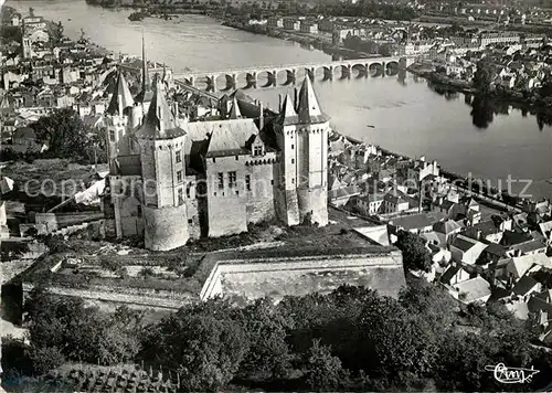 Saumur Le Chateau Vue aerienne Kat. Saumur