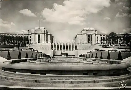 Paris Le Nouveau Trocadero vu des Jardins Kat. Paris