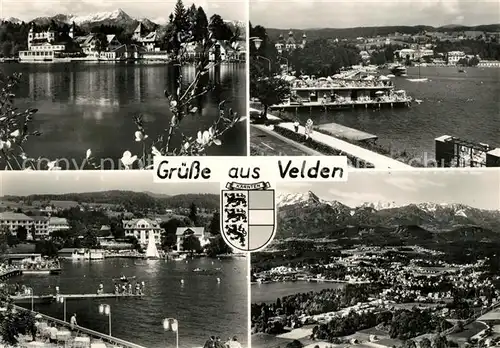 Velden Woerthersee Teilansichten Panorama