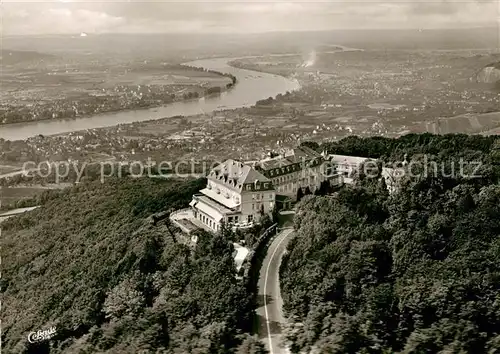 Siebengebirge Hotel Petersberg Fliegeraufnahme Kat. Koenigswinter