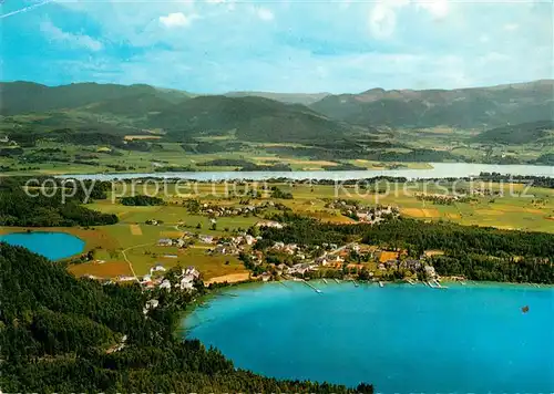 AK / Ansichtskarte Seelach Klopeinersee Fliegeraufnahme Kat. St. Kanzian am Klopeiner See