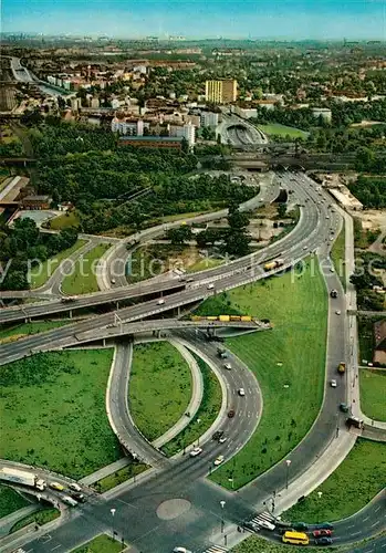 AK / Ansichtskarte Berlin Stadtautobahn Fliegeraufnahme Dreieck Funkturm Kat. Berlin