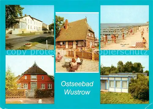 AK / Ansichtskarte Wustrow Ostseebad Ferienheim Helgoland Cafe Sonnenhof Schifferwiege Hafenstrasse  Kat. Ostseebad Wustrow