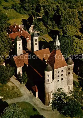 AK / Ansichtskarte Freckenhorst Fliegeraufnahme Stiftskirche Kat. Warendorf