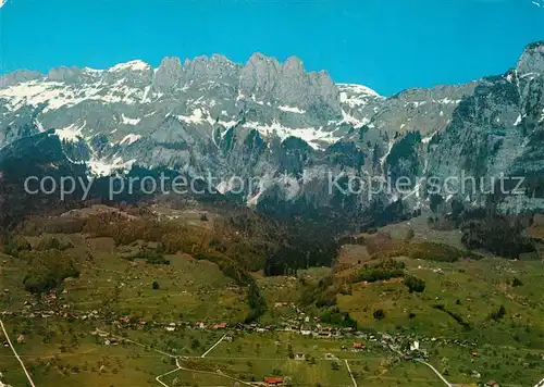 AK / Ansichtskarte Sax mit Kreuzberge und Saxerluecke Fliegeraufnahme Kat. Sax