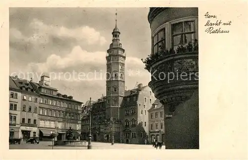 AK / Ansichtskarte Gera Marktplatz Rathaus Kat. Gera