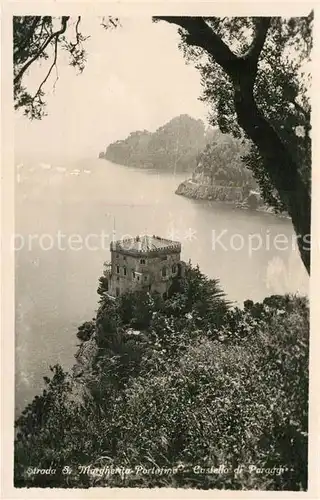 AK / Ansichtskarte San Margherita Ligure Castello di Paraggi