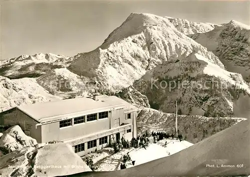 AK / Ansichtskarte Jenner Berchtesgaden Jennerbahn Berggasthaus mit Schneibstein Kat. Berchtesgaden