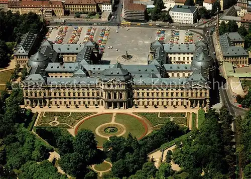 AK / Ansichtskarte Wuerzburg Residenz Fliegeraufnahme Kat. Wuerzburg