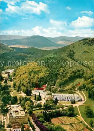 AK / Ansichtskarte Bad Wildungen Kurviertel Fliegeraufnahme Kat. Bad Wildungen