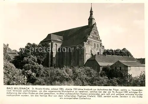 AK / Ansichtskarte Bad Wilsnack St. Nicolai Kirche Kat. Bad Wilsnack