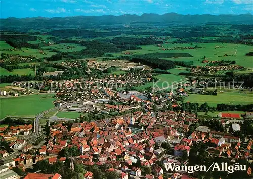 Wangen Allgaeu Fliegeraufnahme Kat. Wangen im Allgaeu