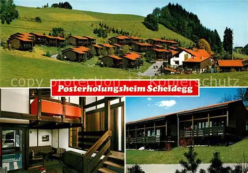 Scheidegg Allgaeu Posterholungsheim Kat. Scheidegg