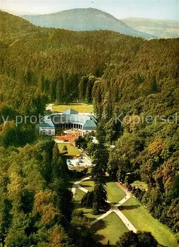 Bad Wildungen Kurpark mit Wandelhalle Fliegeraufnahme Kat. Bad Wildungen