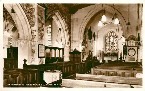 Stoke Poges Church Interior Kat. South Bucks