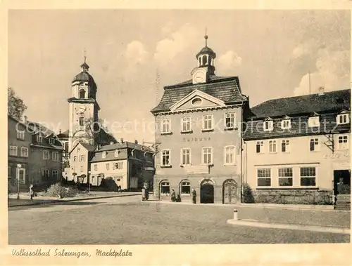 Bad Salzungen Marktplatz Kurhaus Kat. Bad Salzungen