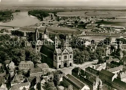 Speyer Rhein Fliegeraufnahme mit Dom Kat. Speyer