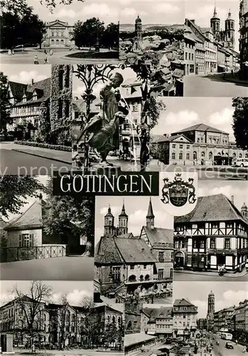 Goettingen Niedersachsen Fachwerk Kirche Brunnen Kat. Goettingen