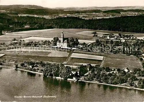 Maurach Birnau Fliegeraufnahme Kloster  Kat. Uhldingen Muehlhofen