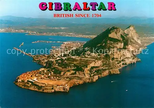 AK / Ansichtskarte Gibraltar Fliegeraufnahme Kat. Gibraltar