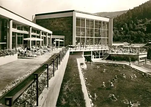 AK / Ansichtskarte Bad Wildbad Thermal Bewegungsbad Freibad Liegehalle Kat. Bad Wildbad