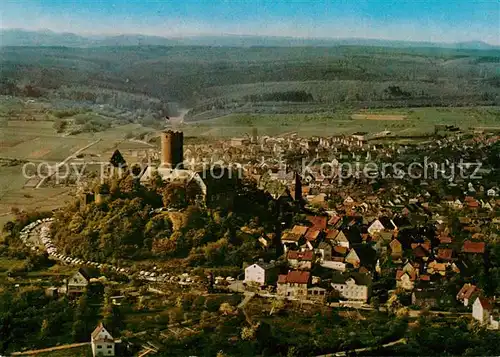 AK / Ansichtskarte Giessen Lahn Fliegeraufnahme mit Burg Gleiberg Kat. Giessen