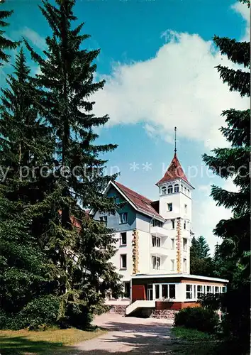 AK / Ansichtskarte Villingen Schwenningen Erholungsheim Tannenhoehe Kat. Villingen Schwenningen