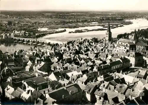 AK / Ansichtskarte Charite sur Loire Fliegeraufnahme Kirche Kat. Nevers