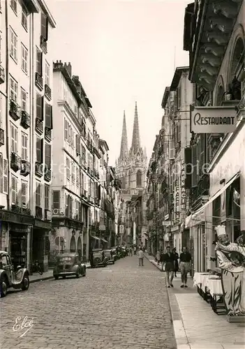 AK / Ansichtskarte Bayonne Pyrenees Atlantiques Kathedrale Restaurant  Kat. Bayonne