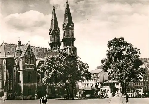 AK / Ansichtskarte Meiningen Thueringen Platz der Republik Kirche Kat. Meiningen