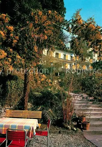 AK / Ansichtskarte Orselina Locarno Lago Maggiore Mon Desir Christliche Pension 